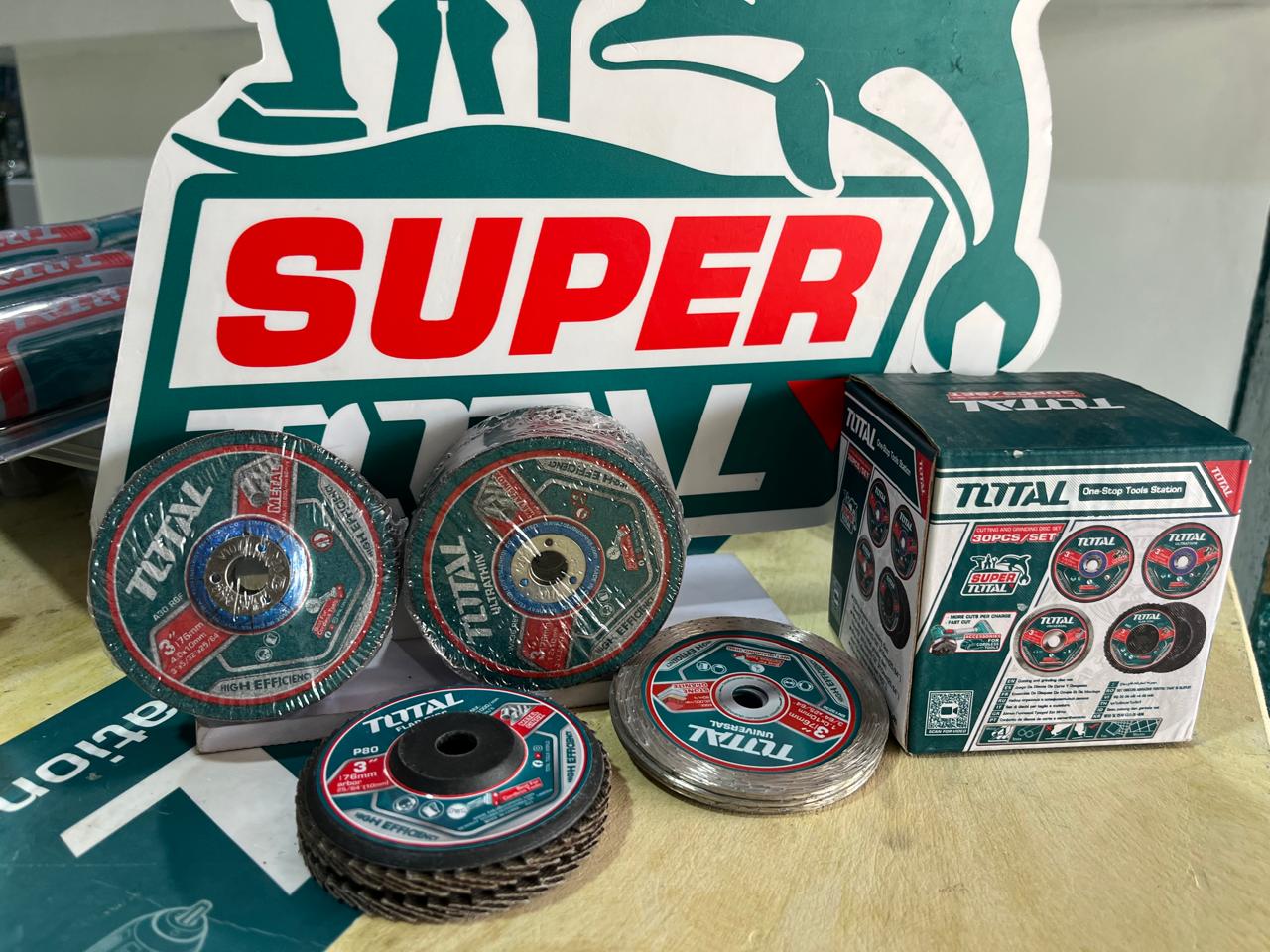 KIT DE DISCO 3" 30PCS TAC97630